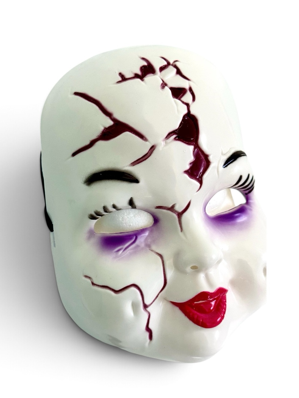 Halloween Plastic Creepy Doll Face Mask